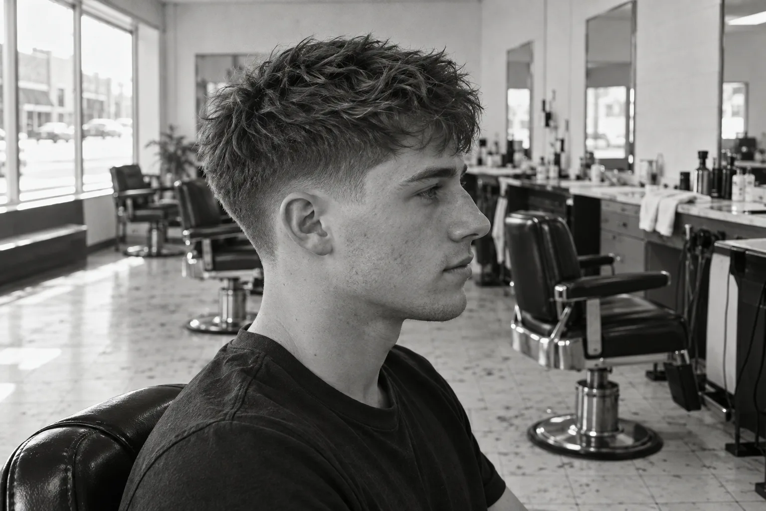 Texture with a soft taper