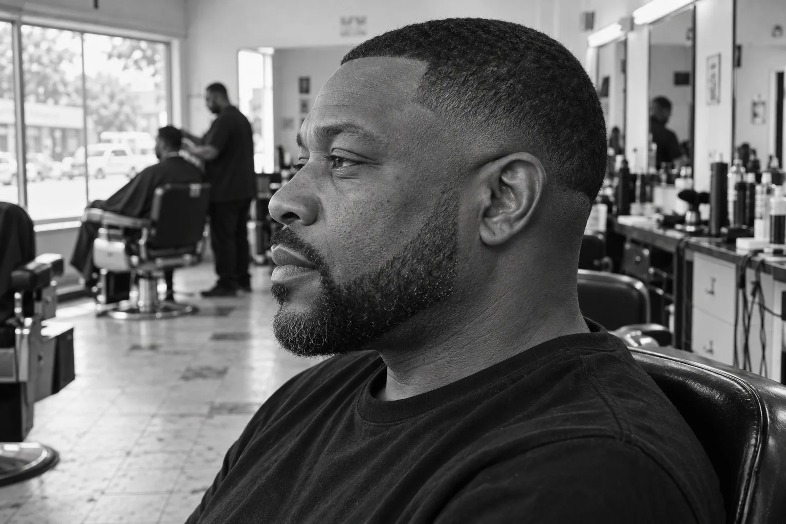 Taper and beard clean-up