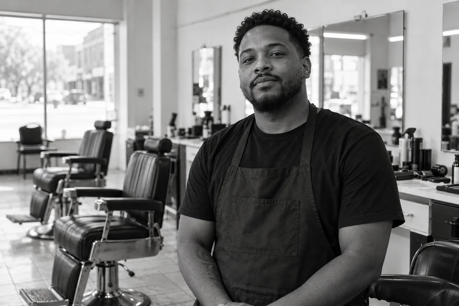 Marcus Reed, barber at Union
