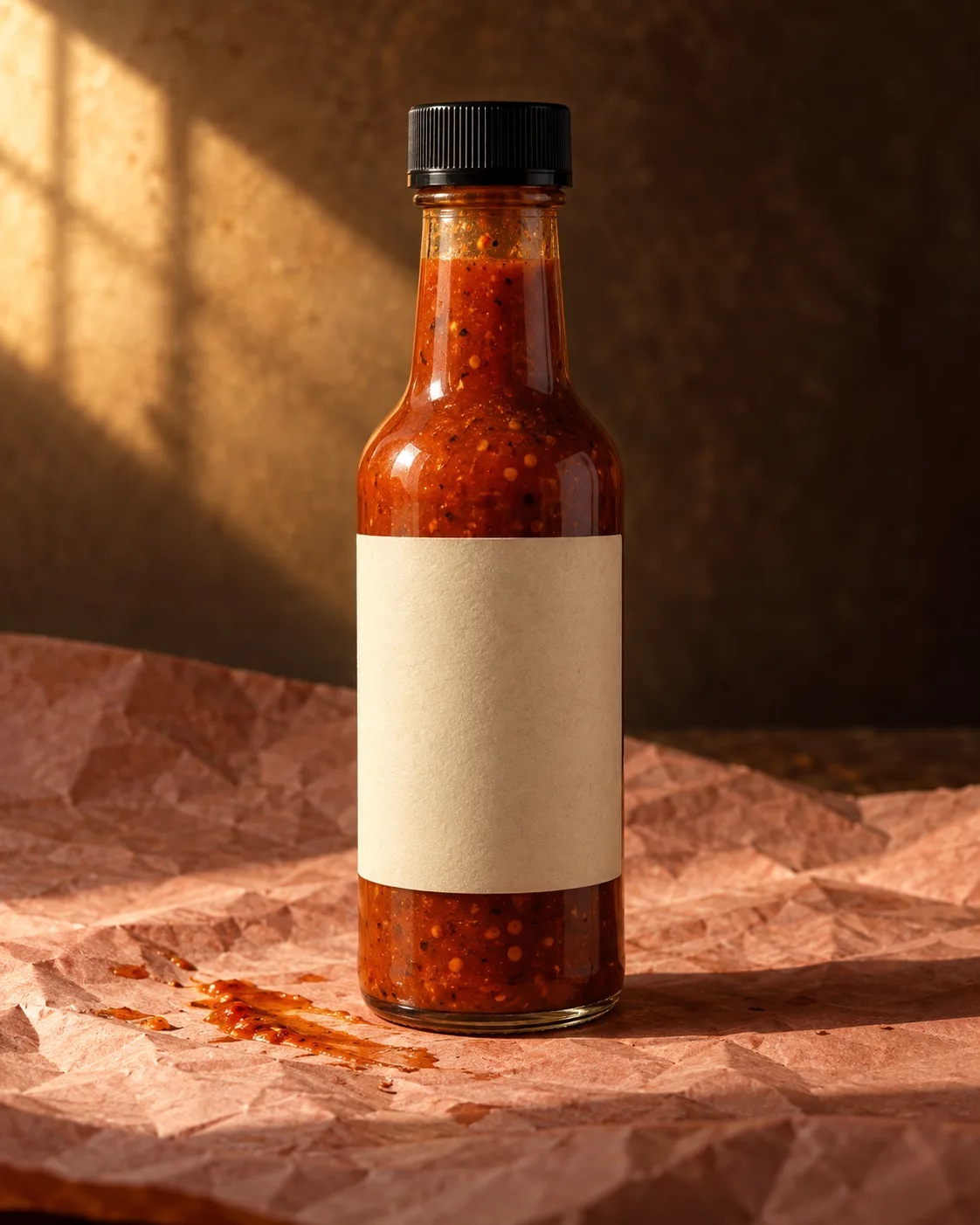 Vinegar Pepper on pink butcher paper