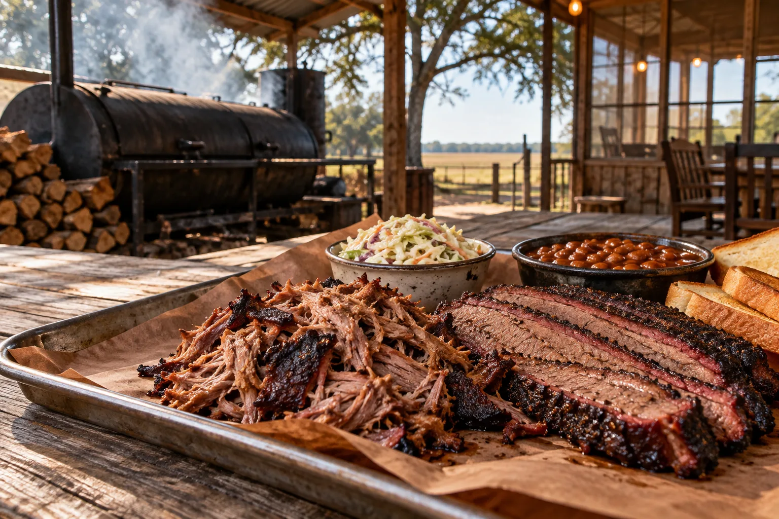Pulled. On your tray.
