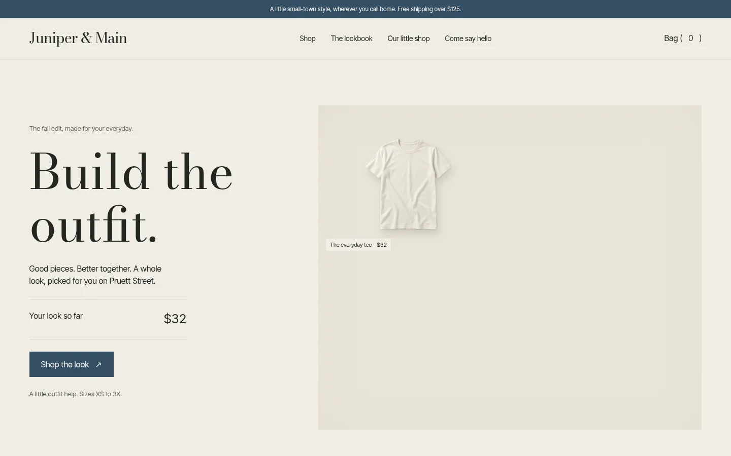 Juniper & Main website preview