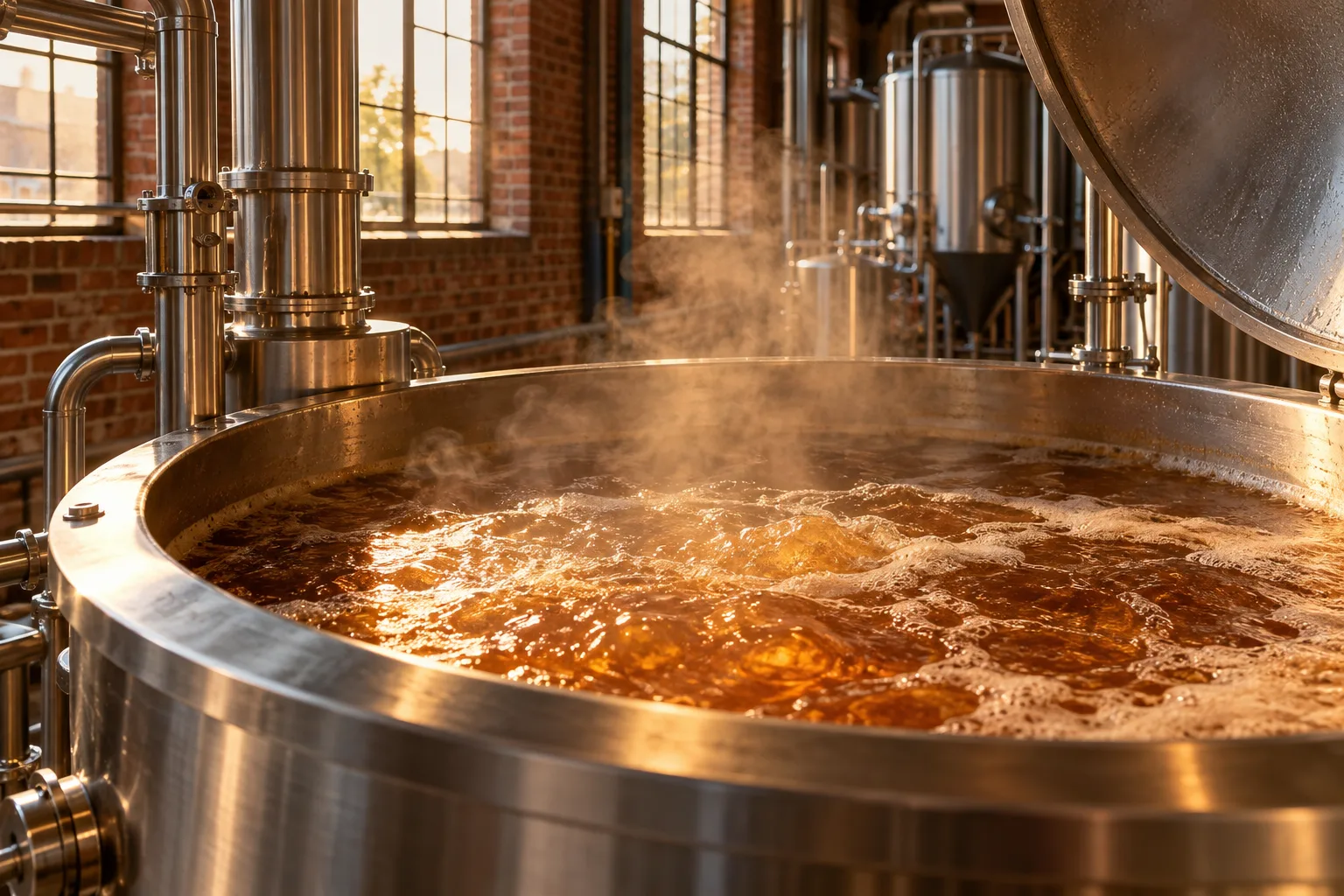 Boil in the brewery