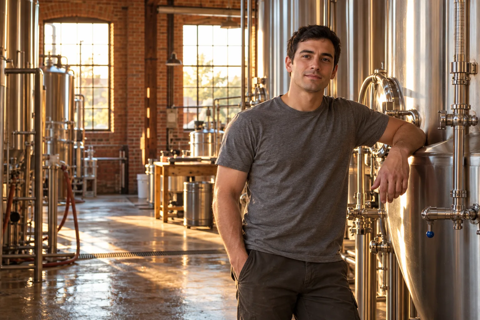 Eli Mendoza in the freight house