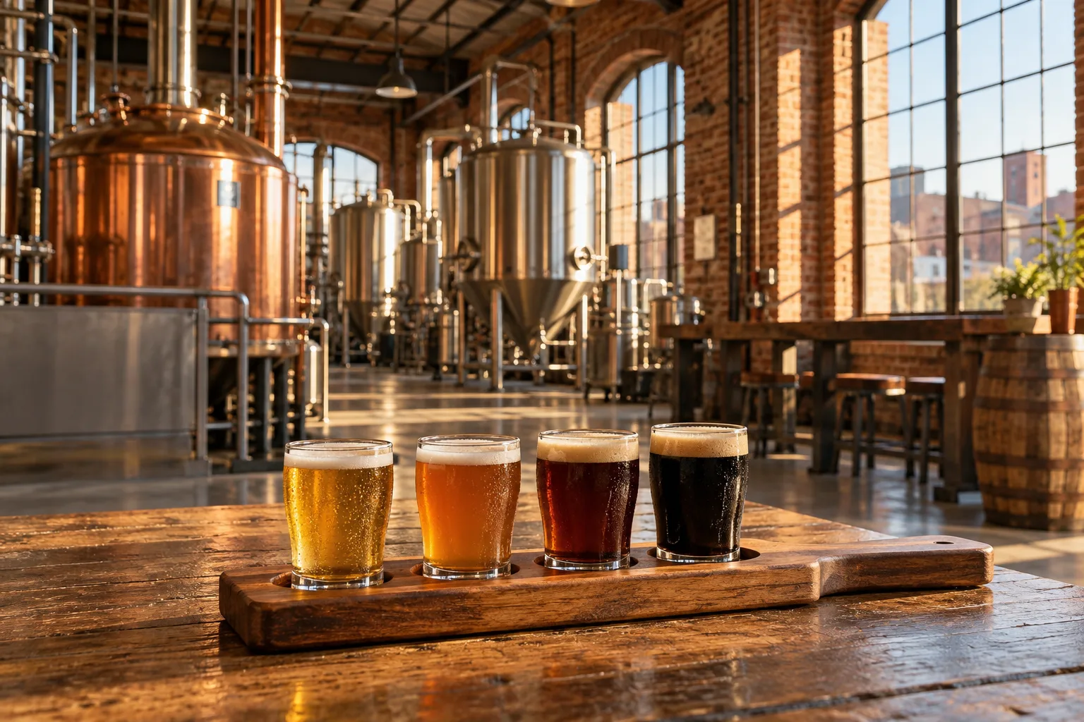 Four small pours, plenty to talk about.