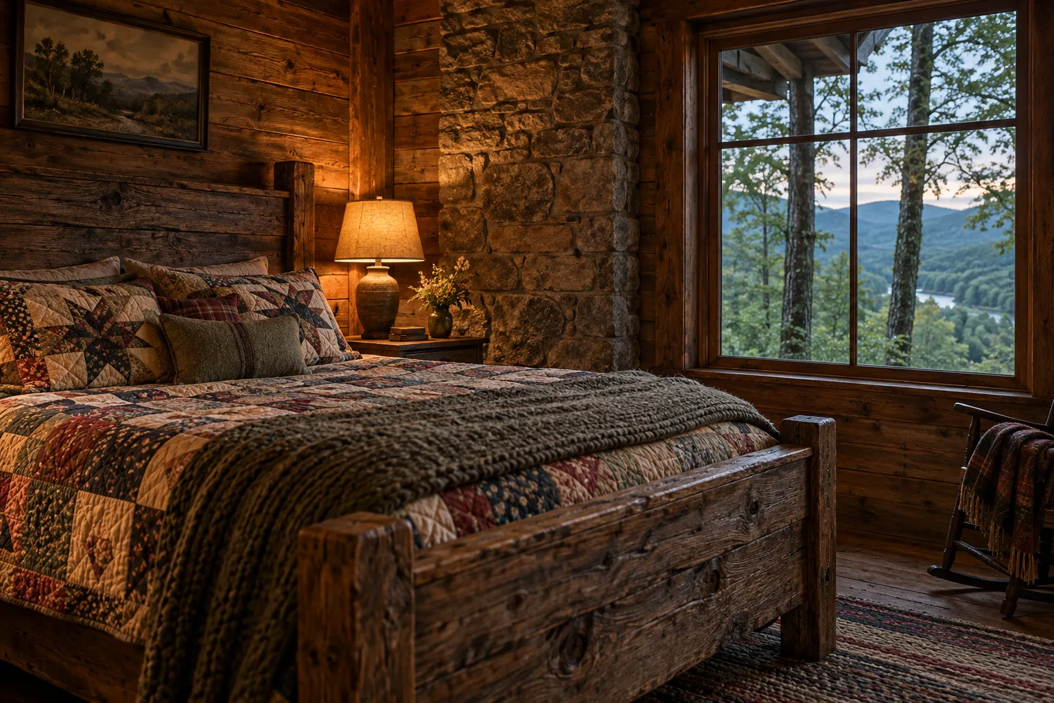 Dogwood interior or porch