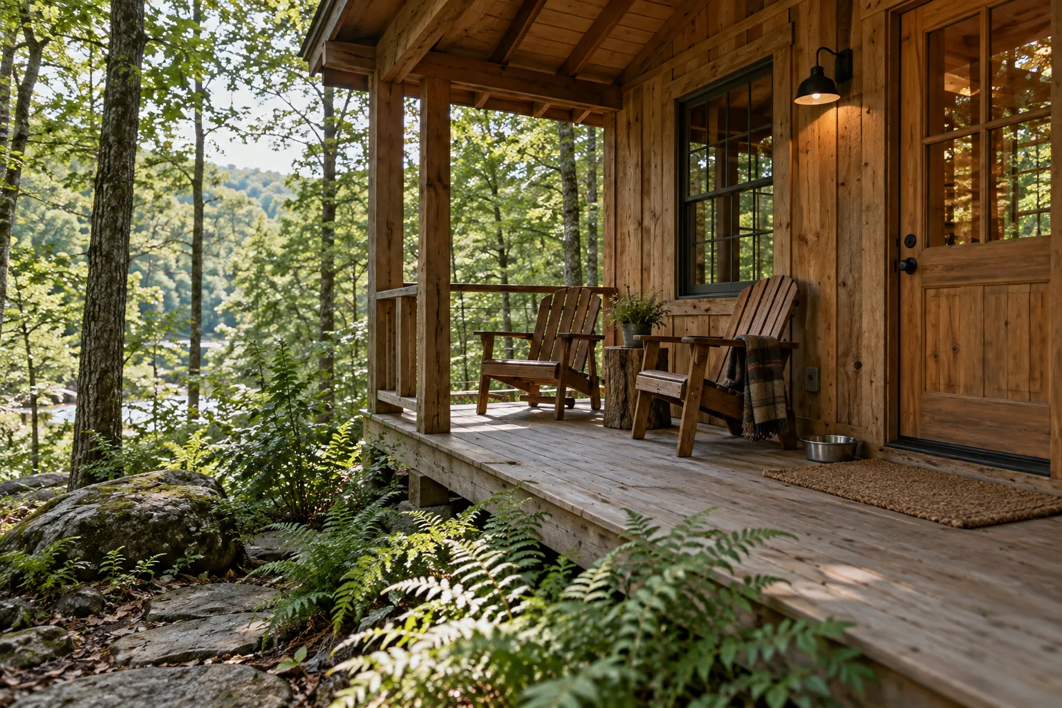 Fern interior or porch