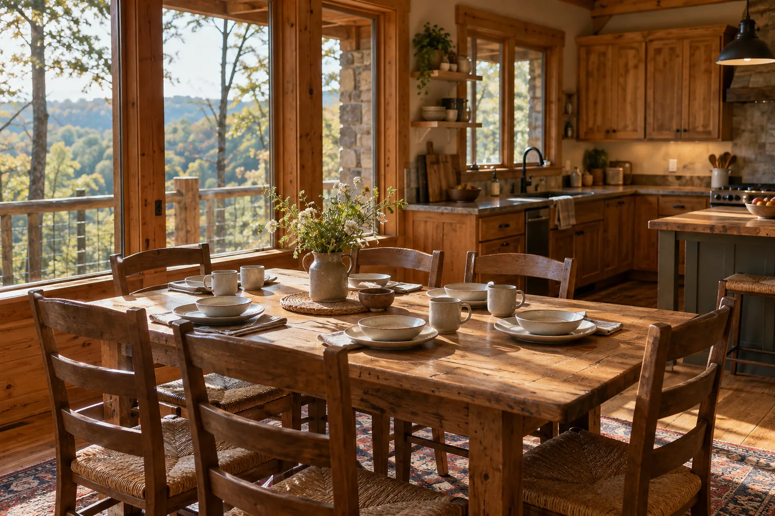 Ridge House interior or porch