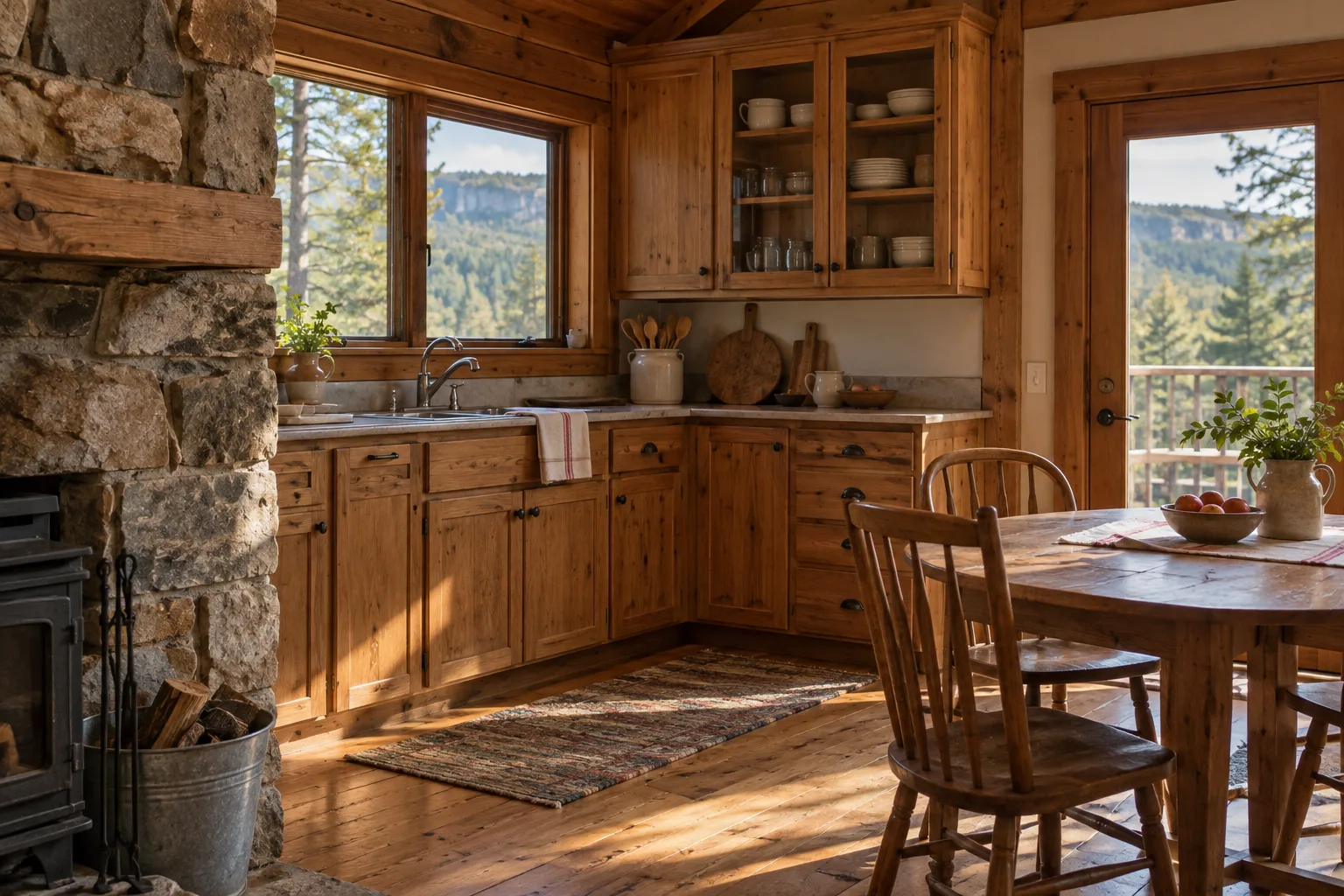 Stonehouse interior or porch