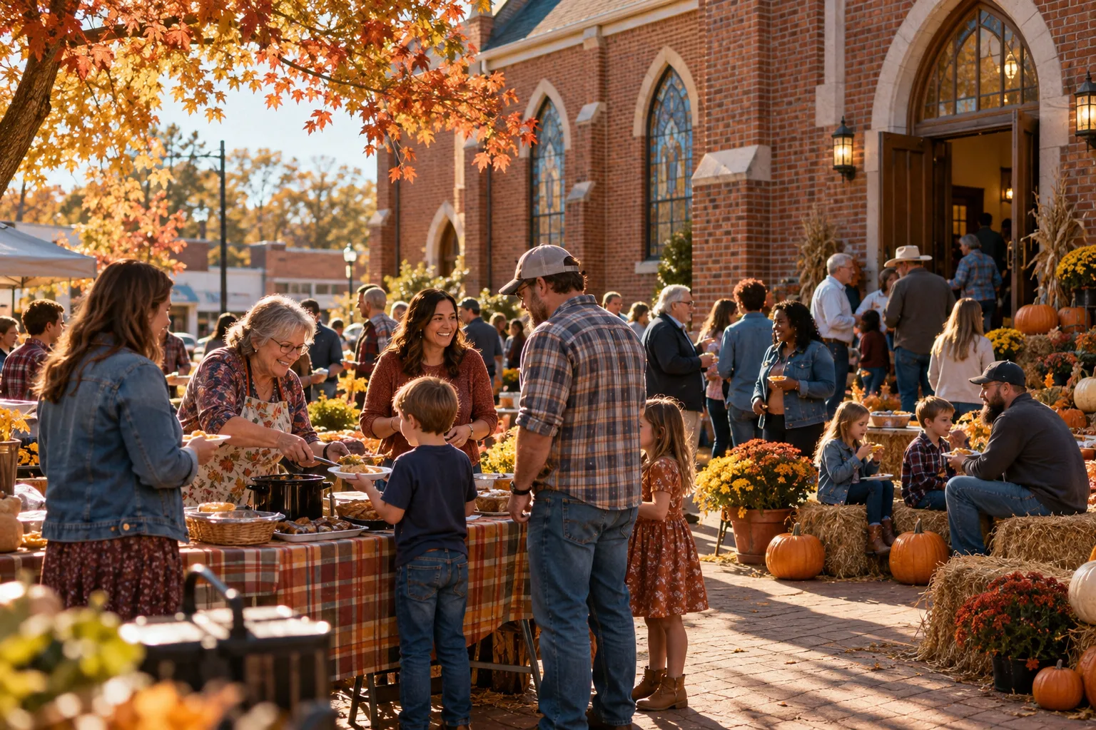 Autumn brings us outside together.