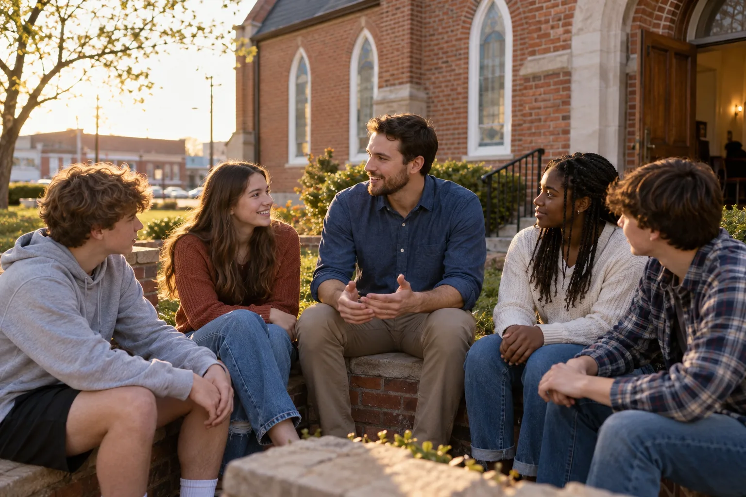 Friends, honest questions, and someone who listens.