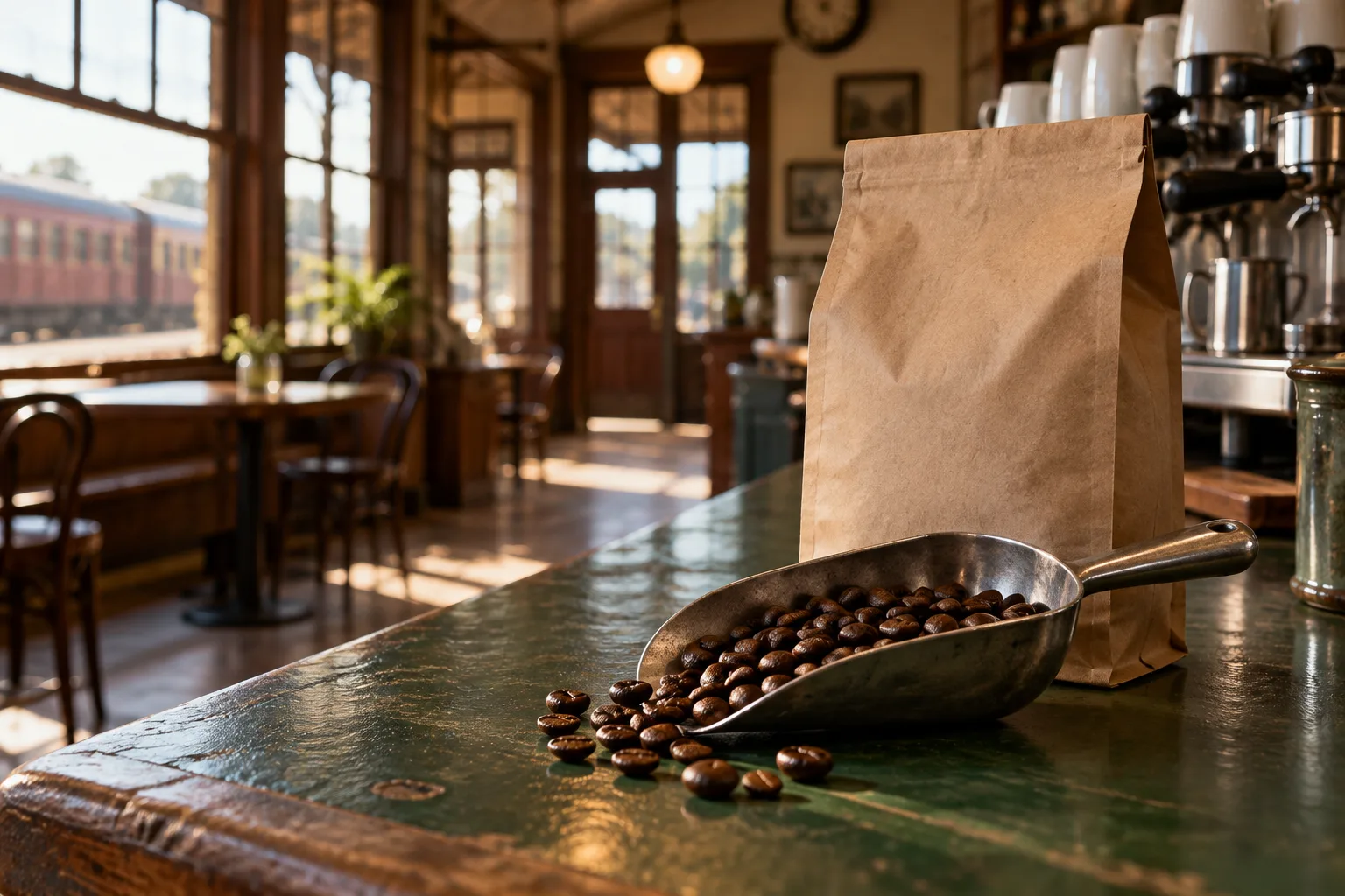 The house blend, ready for the morning grinder.