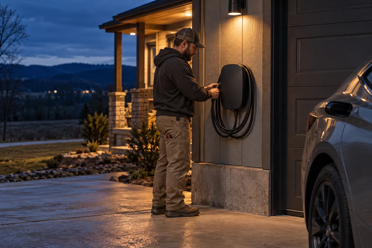 A dedicated home charging circuit