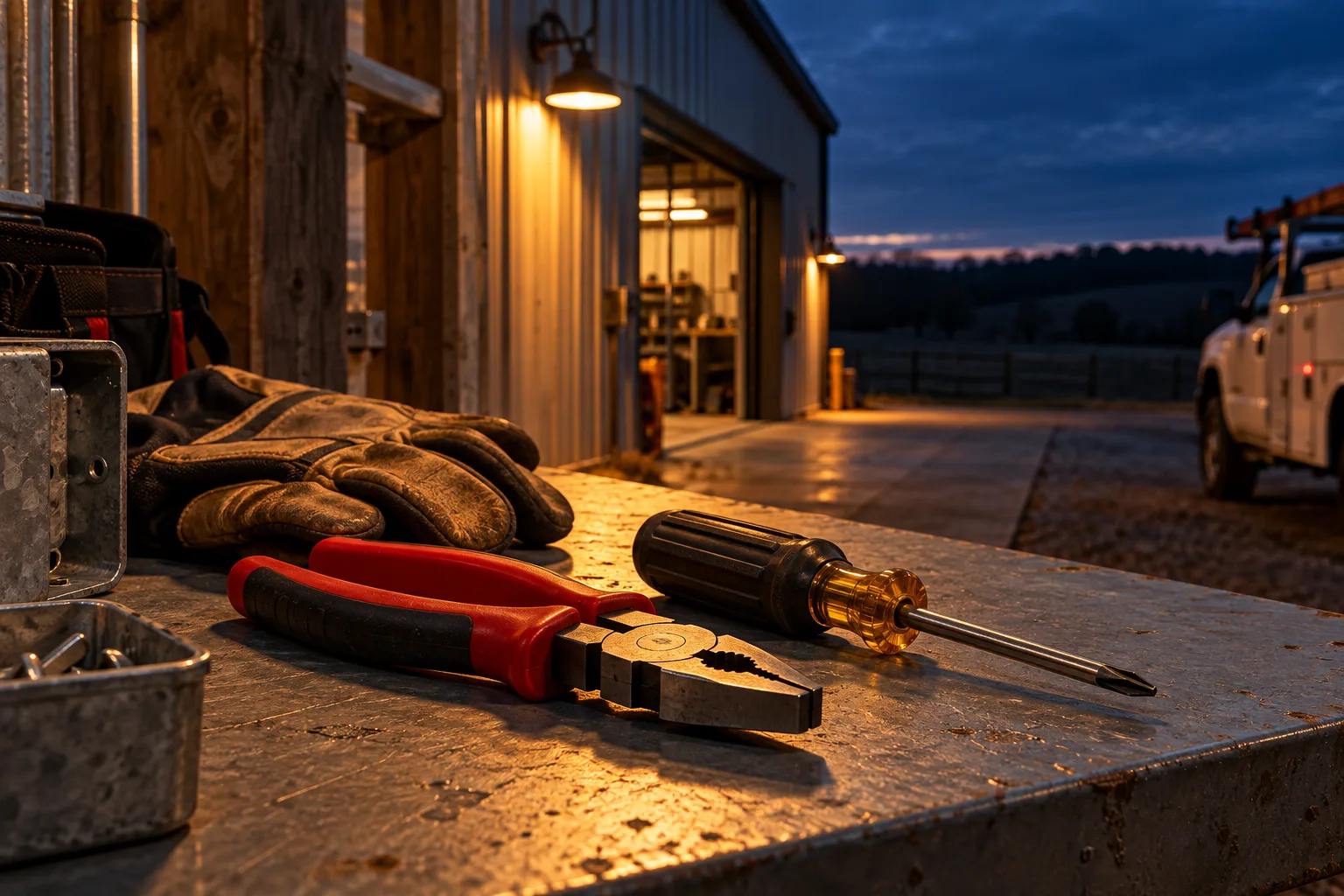 Tools ready for the next call
