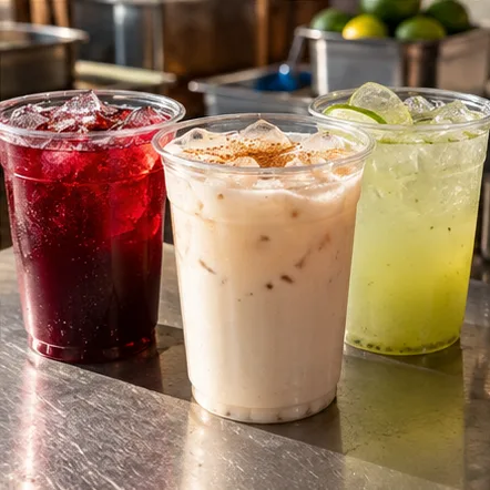 Horchata, jamaica or lime. Made fresh each morning.