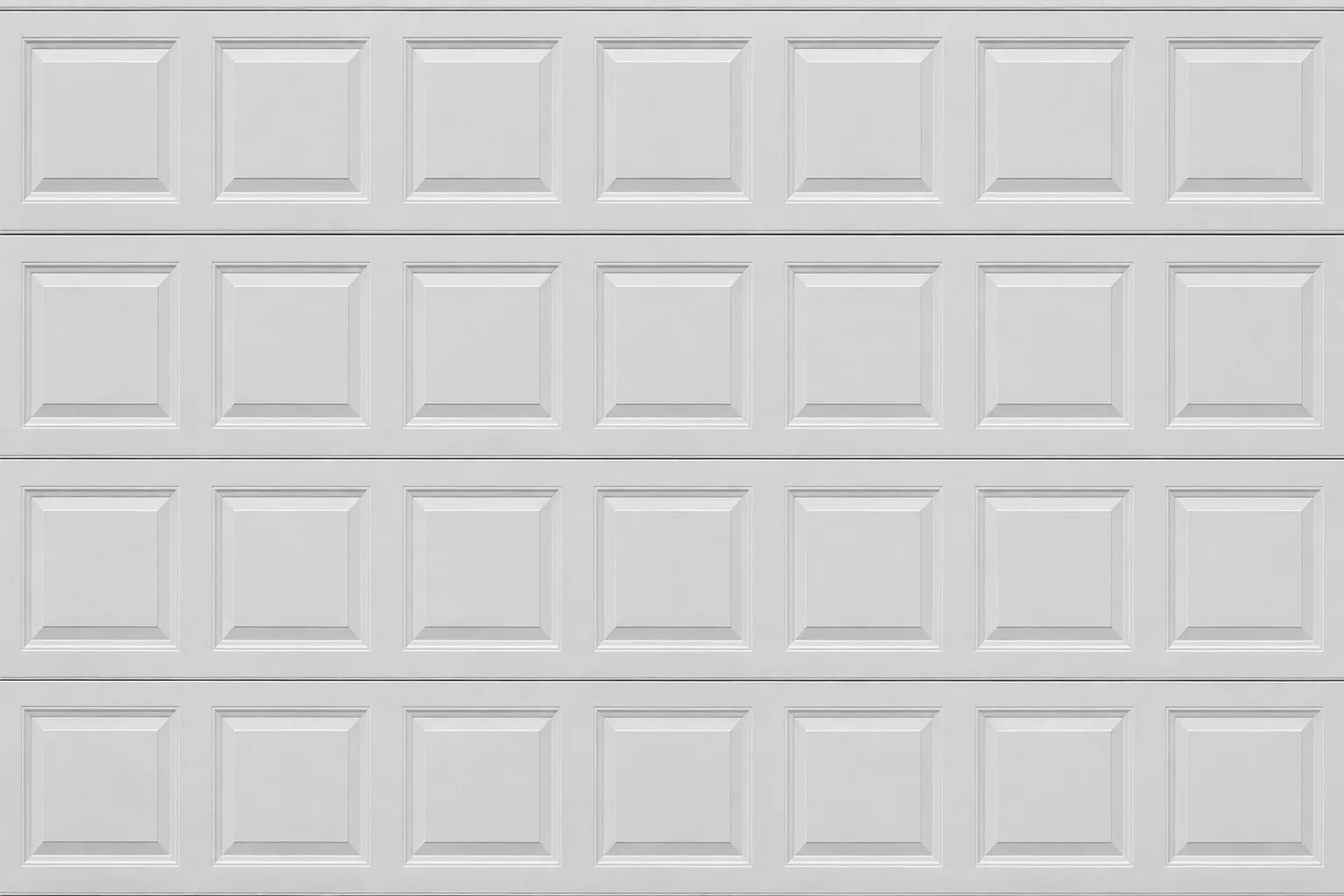 Raised-panel door in panel white