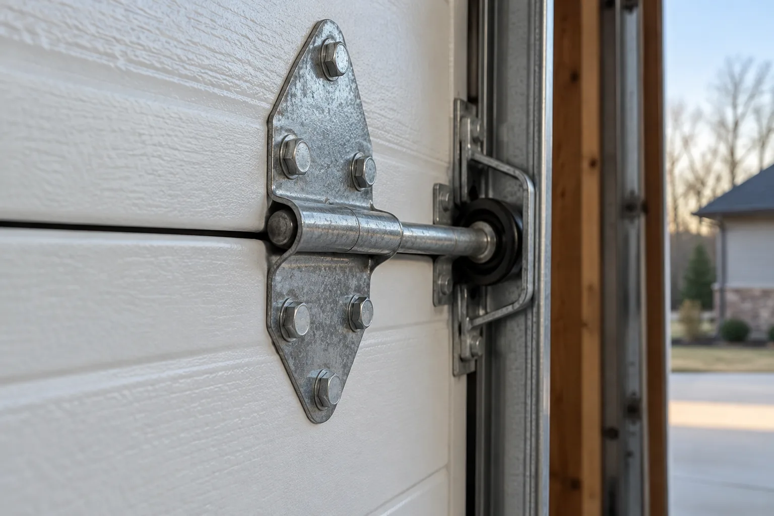 Hinges garage door component