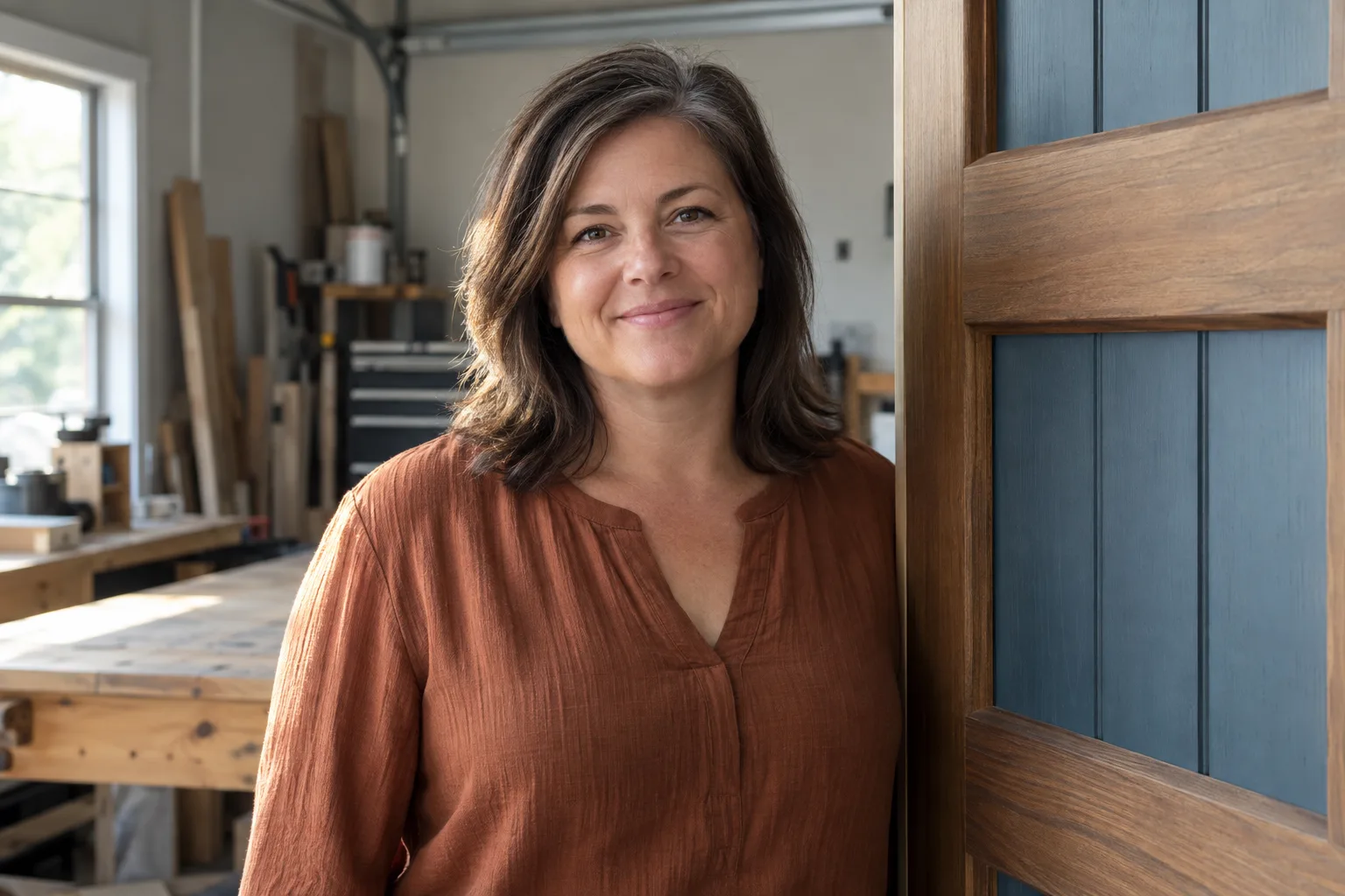 Shonda Pratt at the Benton workshop