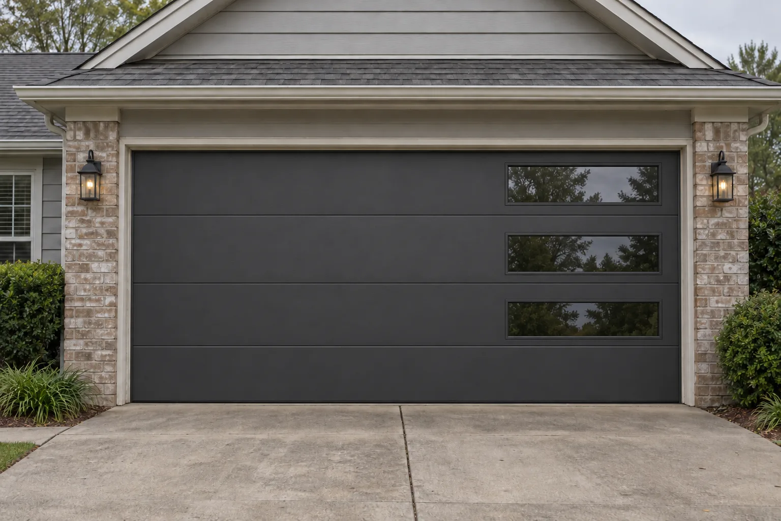 A clean line in Bryant. after installation