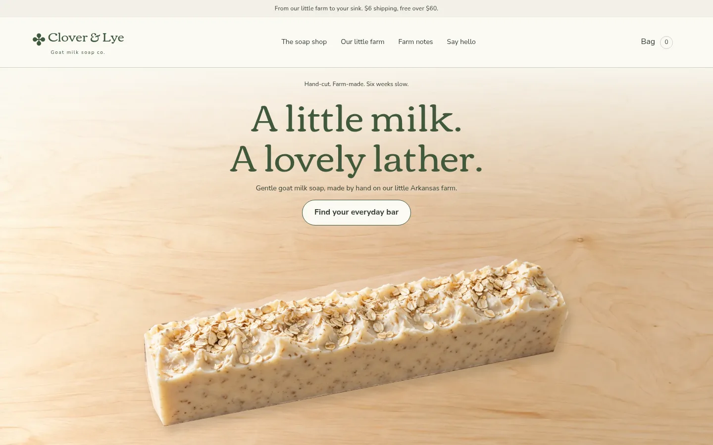 Clover & Lye website preview