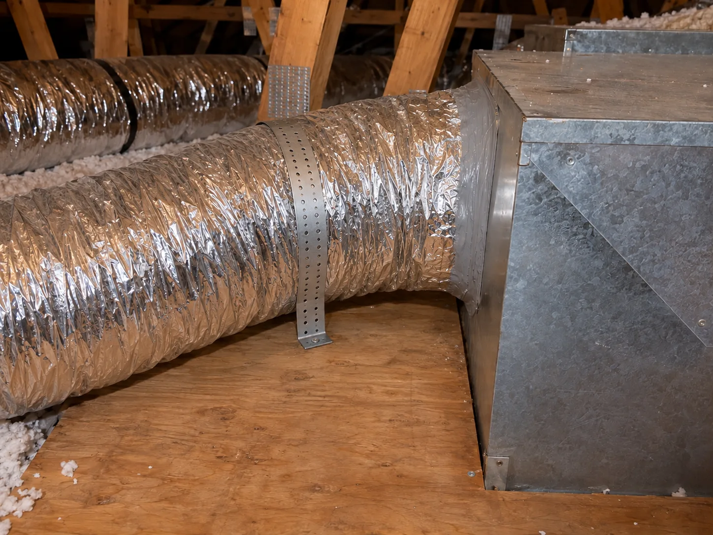 The connection after mastic sealing