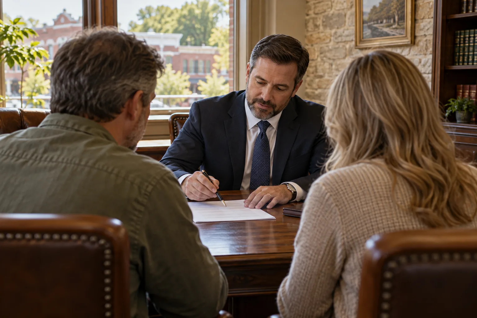 Real estate meeting or working detail