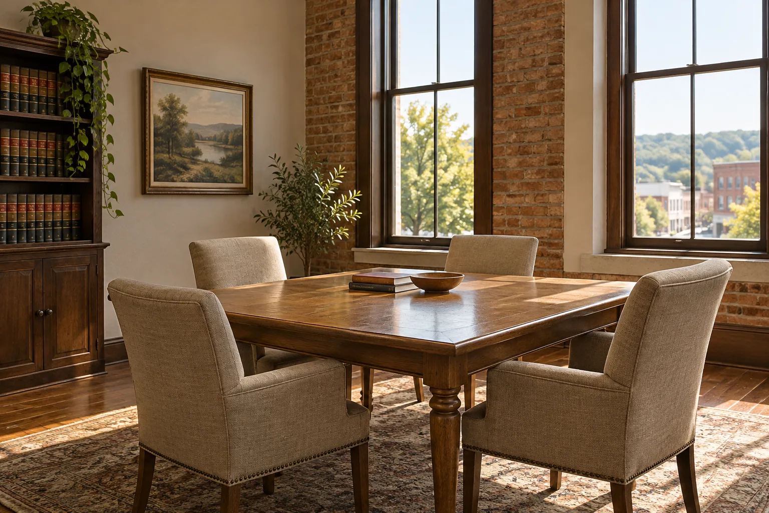 Room for the whole conversation.