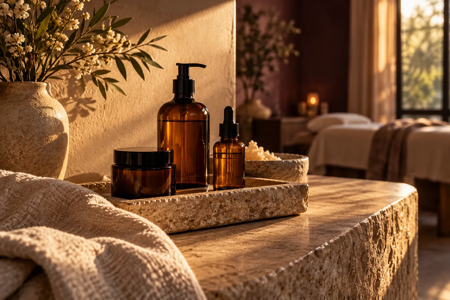 Chemical peels consultation and skin-care setting