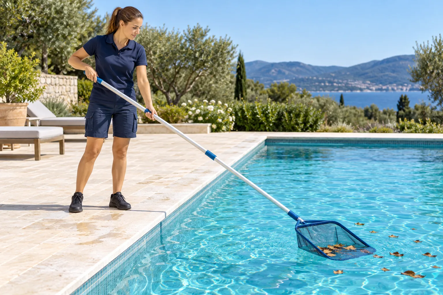 Weekly pool care