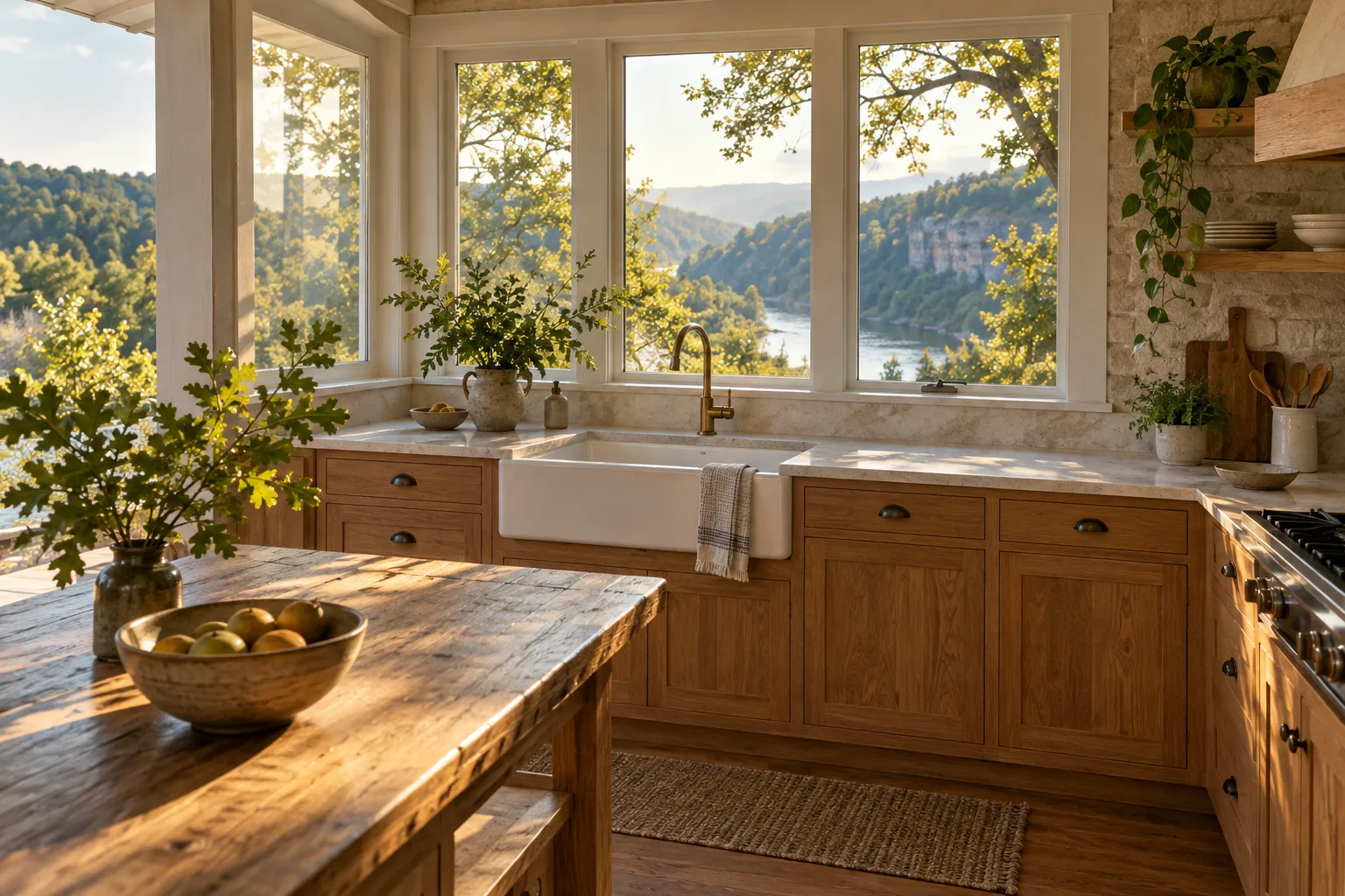 Morning light, room to gather
