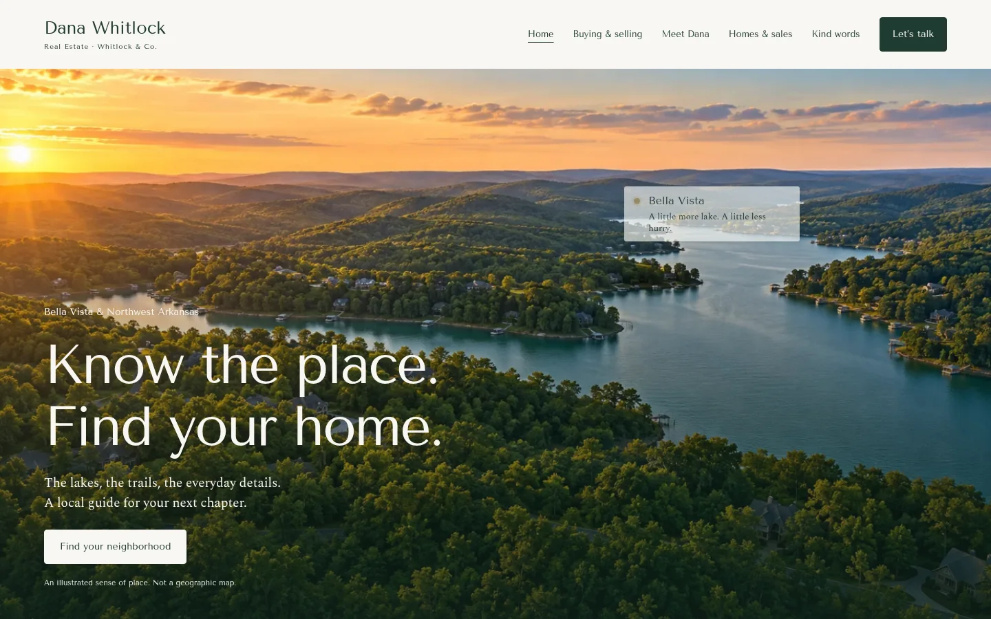 Dana Whitlock Real Estate website preview