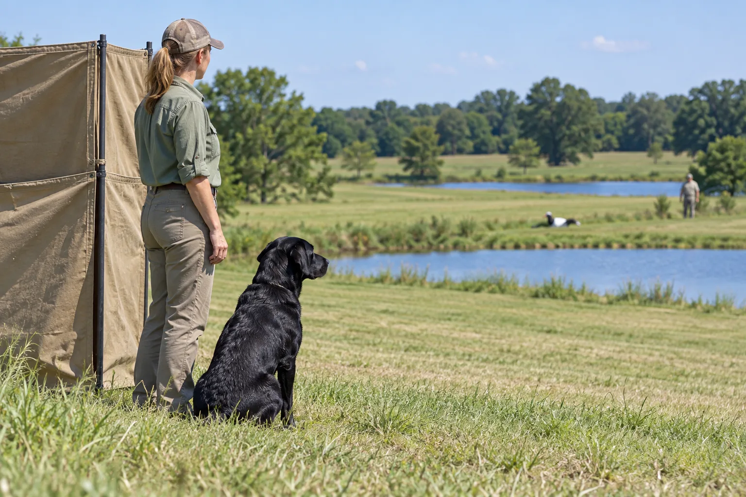 Hunt-test training training at Cottonwood