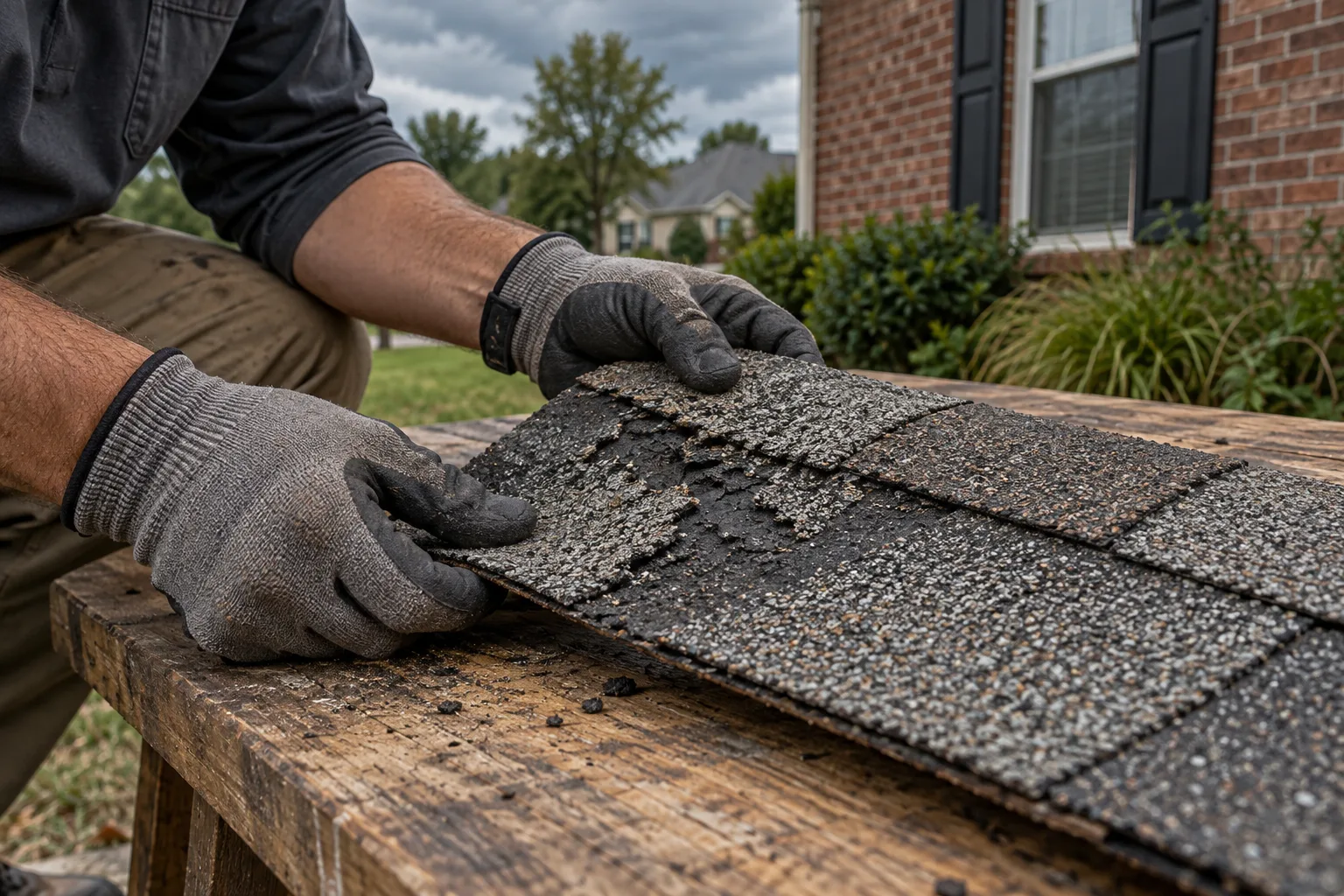 What a good
roofing day feels like.