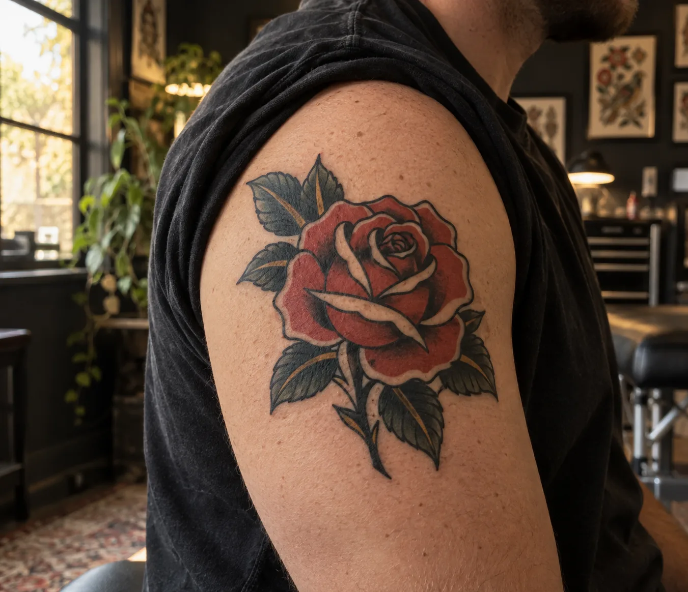 Custom tattoo example