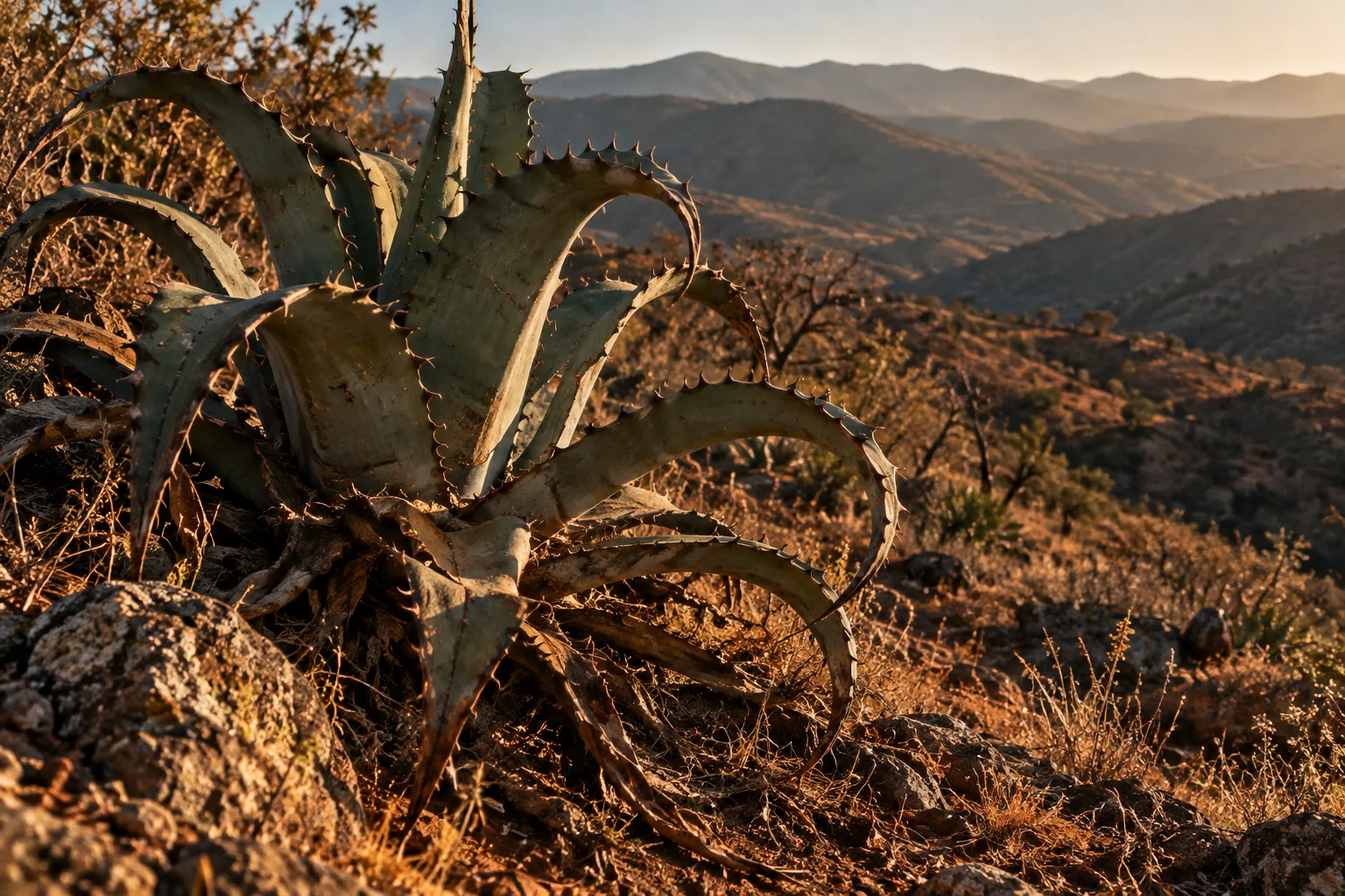 Jabalí · serrated wild leaves